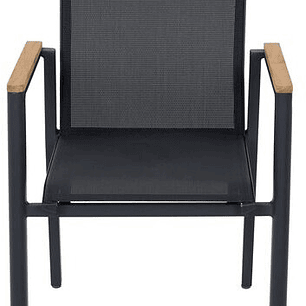 SILLA EXTERIOR NEGRO