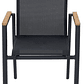 SILLA EXTERIOR NEGRO - Miniatura 2