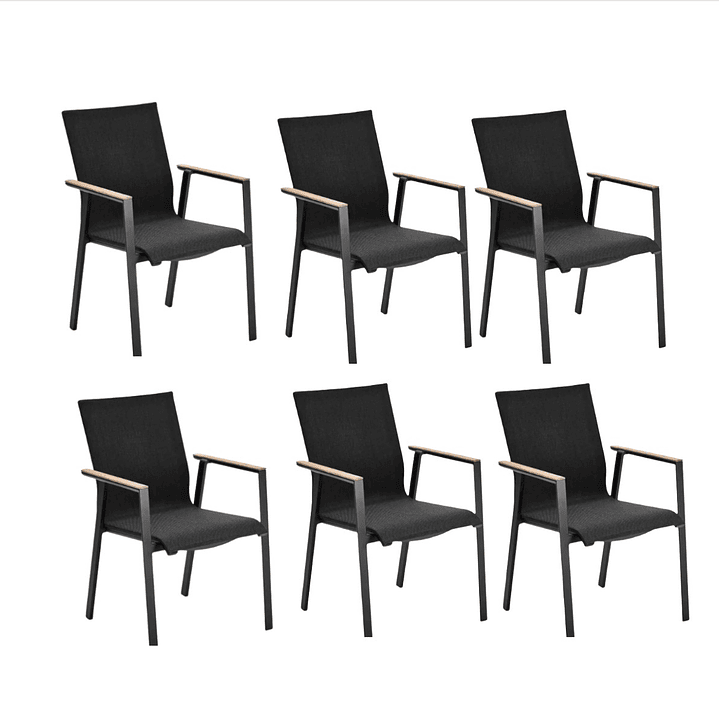 SILLA EXTERIOR NEGRO 7