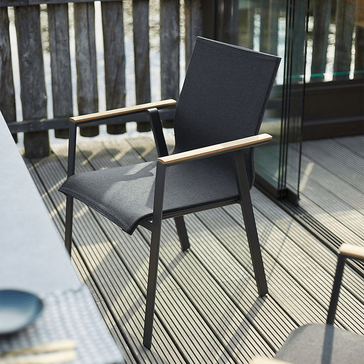 SILLA EXTERIOR NEGRO 8