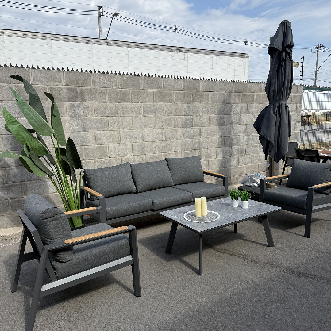 SET TERRAZA MILANO GRIS 10