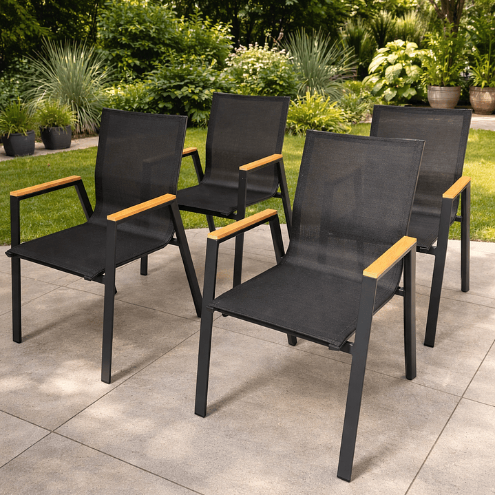 PACK 4 SILLAS NEGRO 1
