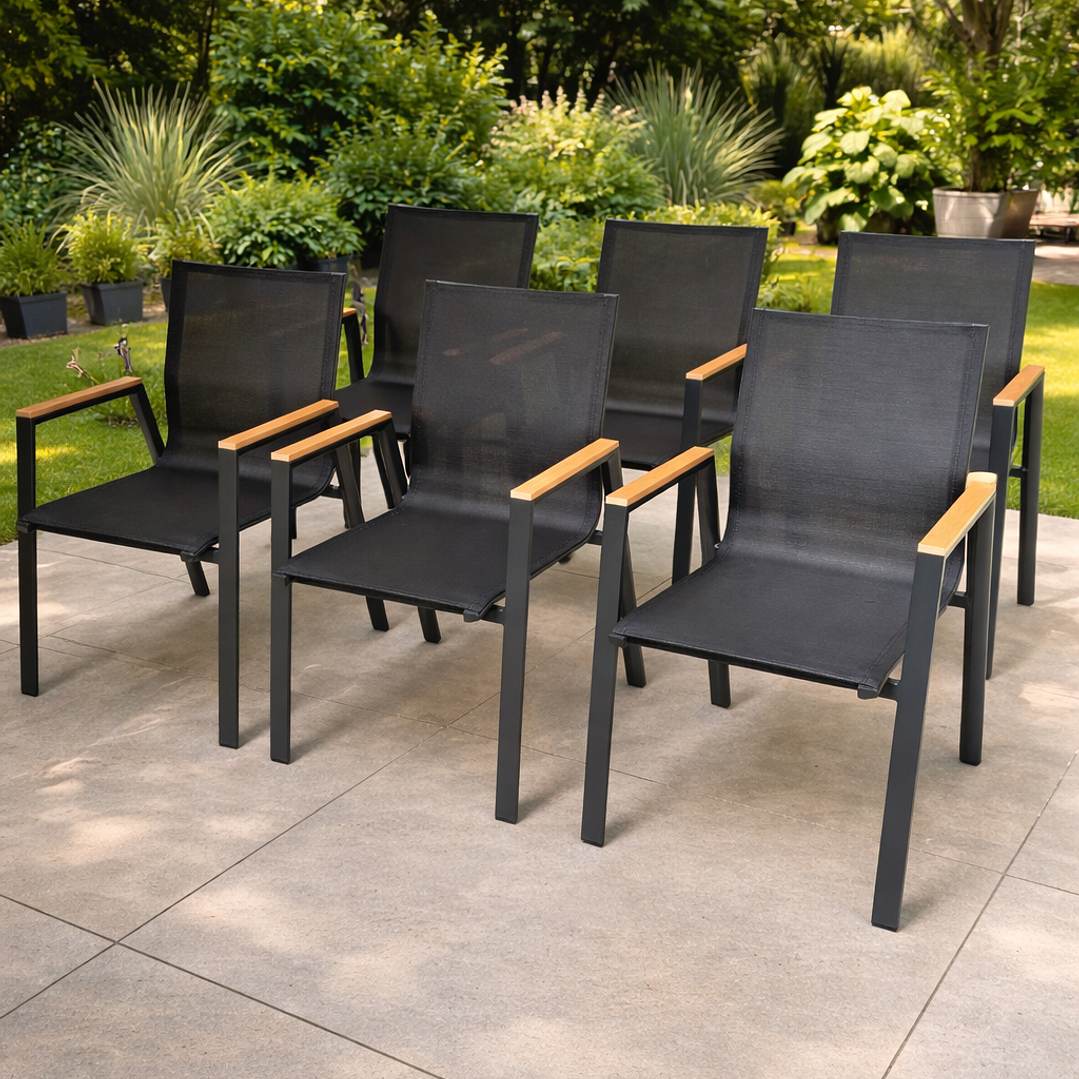 PACK 6 SILLAS NEGRO 1