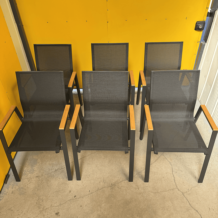 PACK 6 SILLAS NEGRO 2