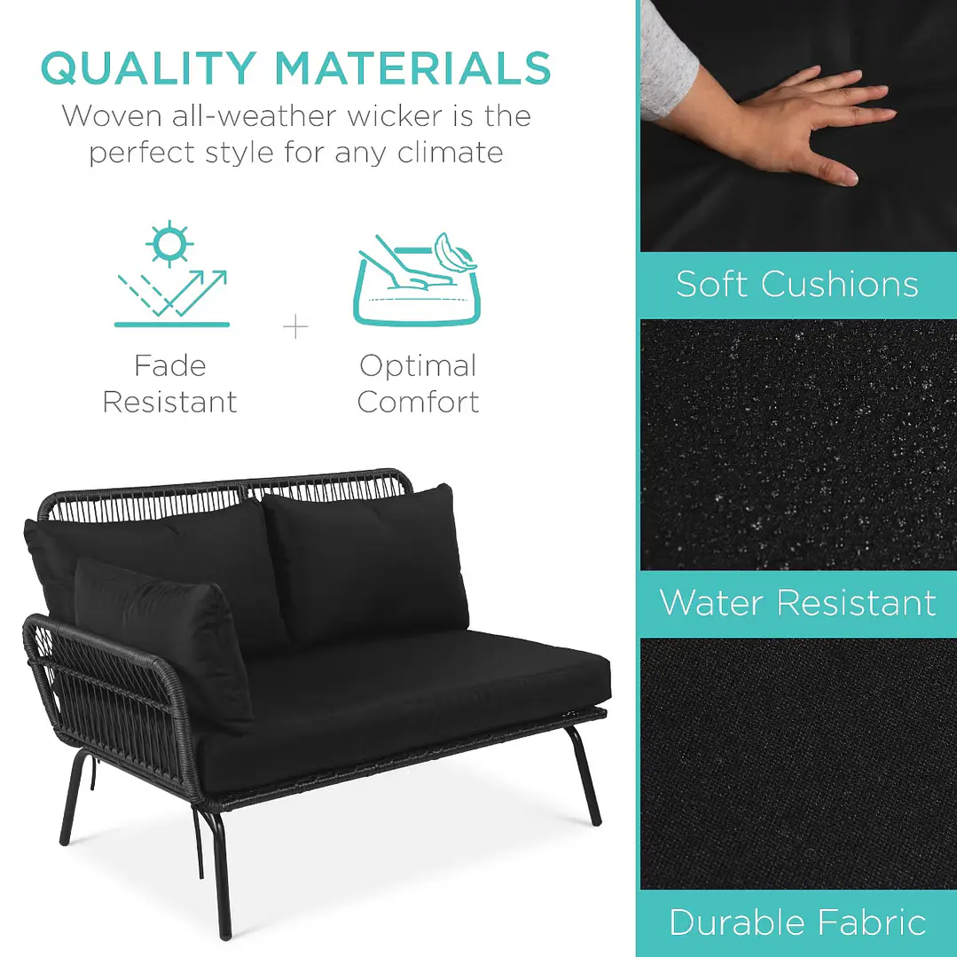 SOFA TERRAZA MODULAR 3 PIEZAS BLACK 3
