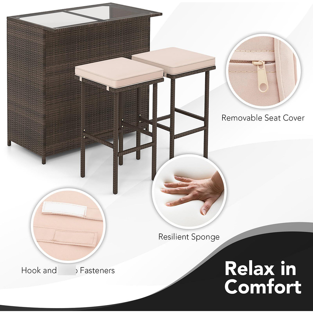 SET BAR TERRAZA 3 PIEZAS 3