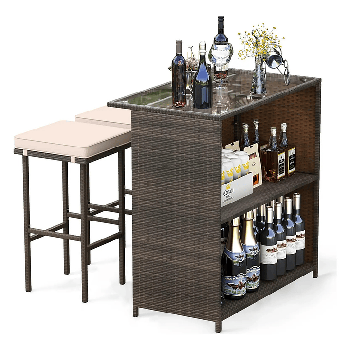 SET BAR TERRAZA 3 PIEZAS 2