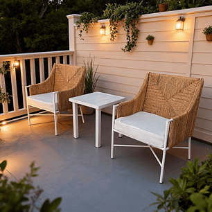 SET LOUNGE 2 SITIALES CON MESA