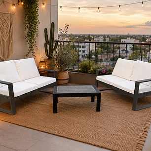 SET TERRAZA POLYWOOD 3 PIEZAS
