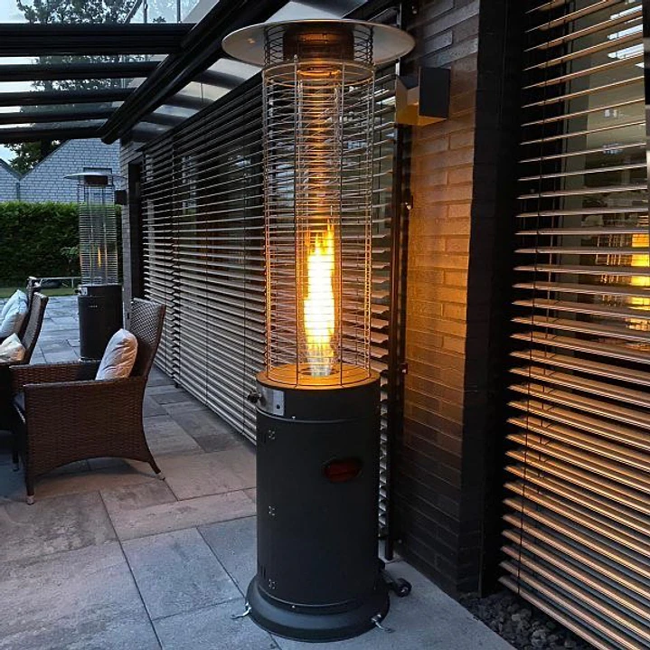 ESTUFA EXTERIOR CILINDRICA 1.8 m Bronce 6