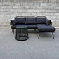 SOFA TERRAZA MODULAR 3 PIEZAS BLACK - Miniatura 2