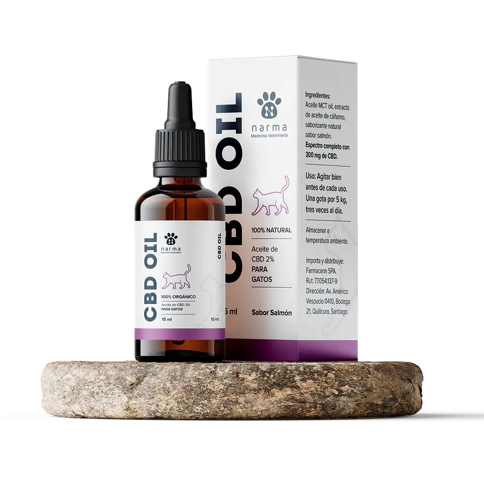 Cannabis medicinal CBD Narmavet Cat Calming Catnitp 150mg, 15ml 1