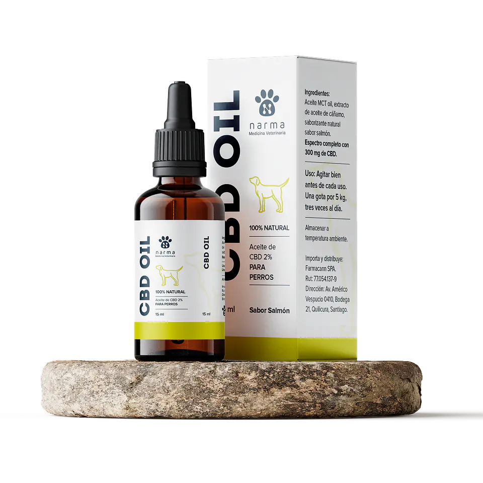 Cannabis medicinal CBD Narmavet Dog, Peanut Butter 375mg, 15ml 1