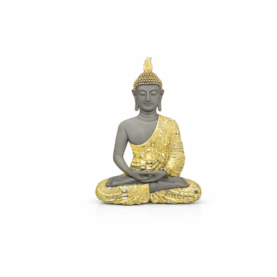 Buda Colgante Siddhartha Gold&Black 1