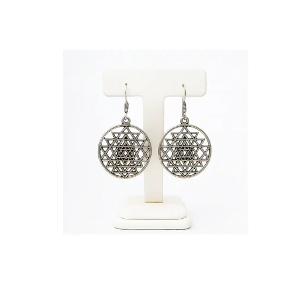 Aros Royal Sri Yantra Plateado 1
