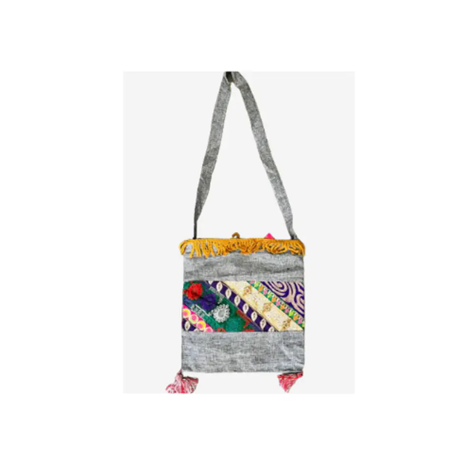 Bolso Crochet - Diseño Gris 1