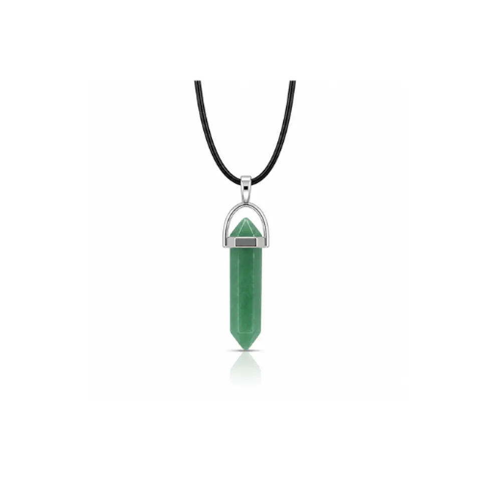Collar de Punta Aventurina Verde 1