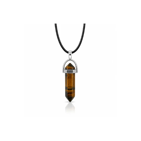 Collar de Punta Ojo de Tigre