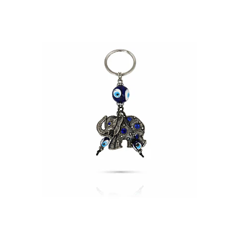 Llavero Ojo Turco Elefante Silver Rincon Himalaya  |  SKU: EVK723605