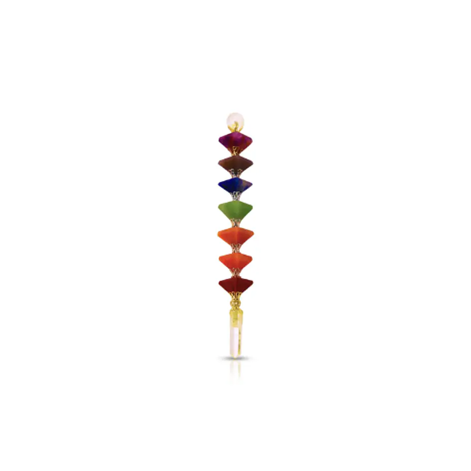 Varita de Meditación 7 Chakra Piramide 1