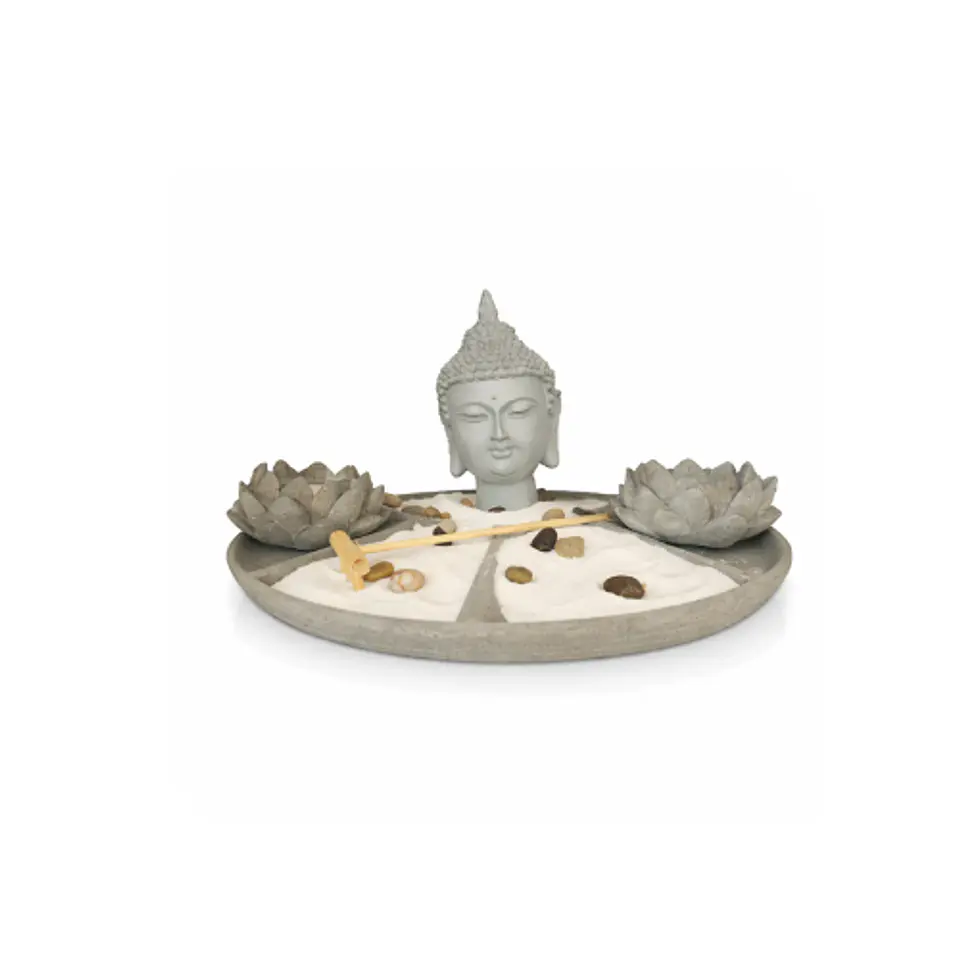 Jardin Zen Budda Head 1
