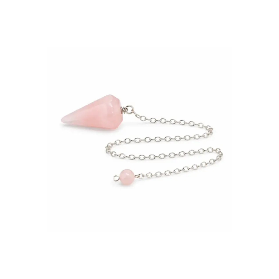 Péndulo Mini Cuarzo Rosa 1