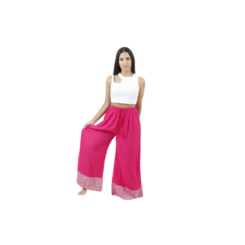 Pantalón Palazzo Raga Rosado 1
