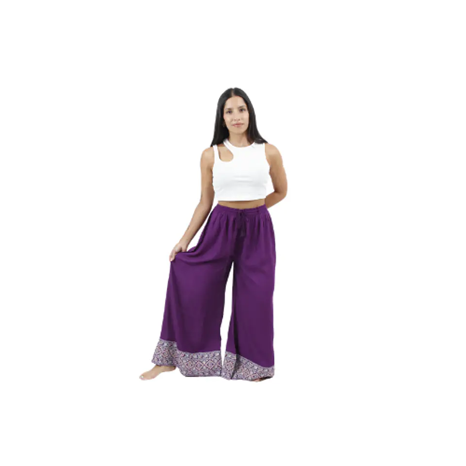 Pantalón Palazzo Raga Morado 1