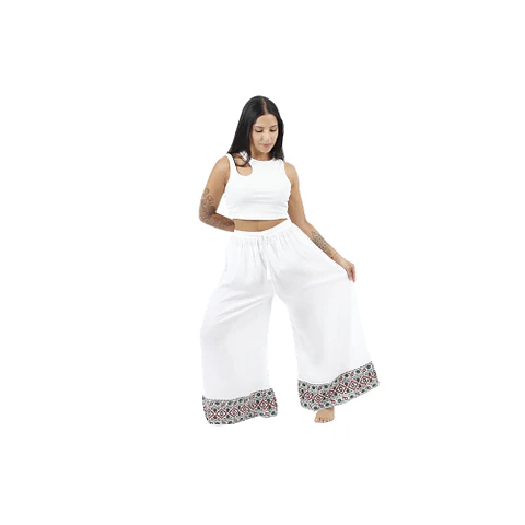 Pantalón Palazzo Raga Blanco