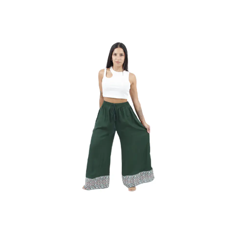 Pantalón Palazzo Raga Verde 1