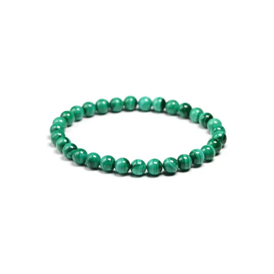 Pulsera Malaquita 6mm 1