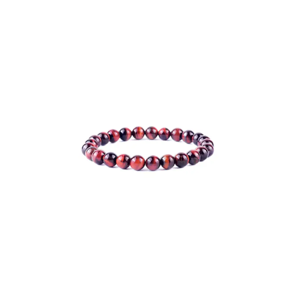 Pulsera Ojo de Tigre Rojo 8mm 1