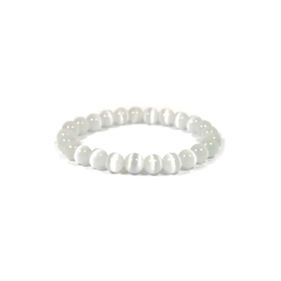 Pulsera Selenita 6mm 1