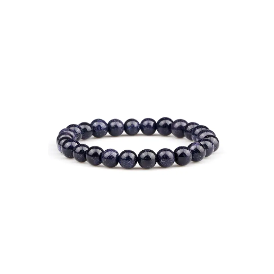Pulsera Lluvia de Estrellas Azul 8mm 1