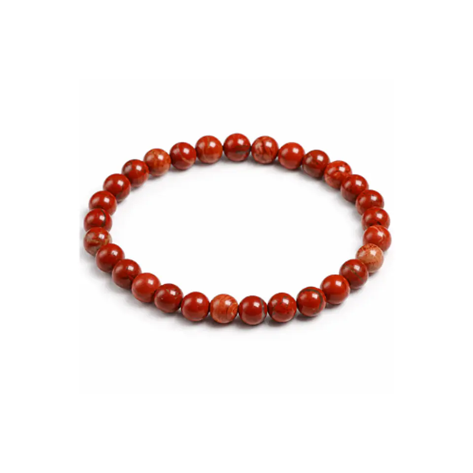 Pulsera Jaspe Rojo 6mm 1