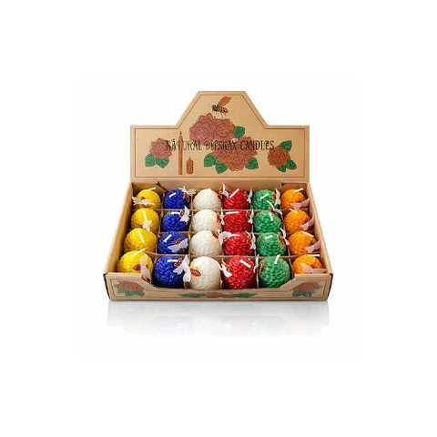 Pack 24 Velas Cera de Abejas