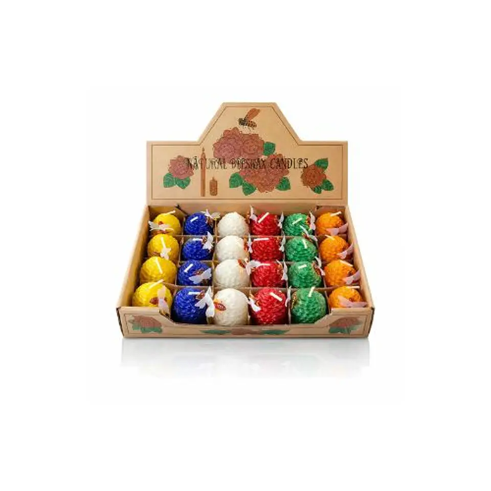 Pack 24 Velas Cera de Abejas 1