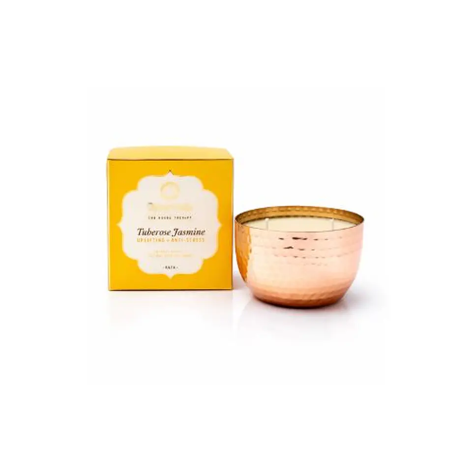 Vela Ayurveda Dos Mechas Flor de Jazmín 1