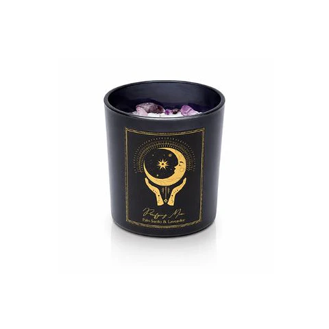 Vela Luna Purificadora con Piedras 120g