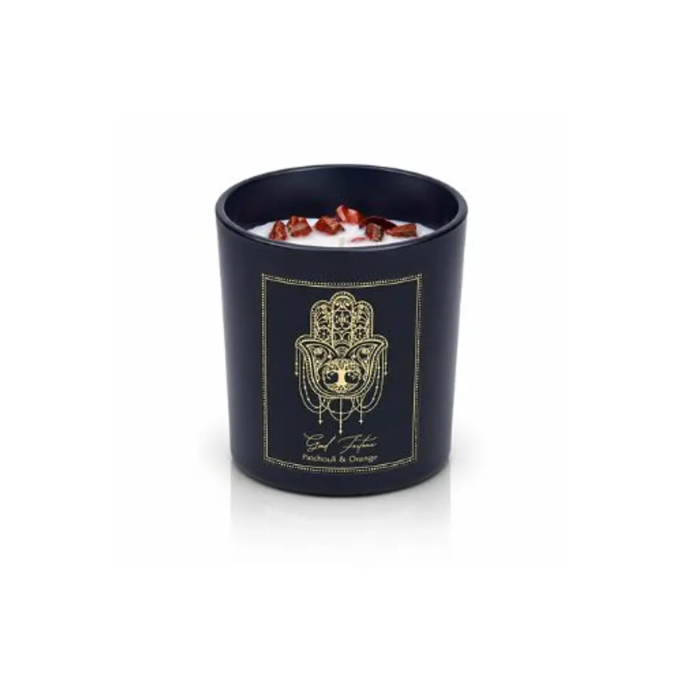 Vela Buena Fortuna con Piedras 120g 1