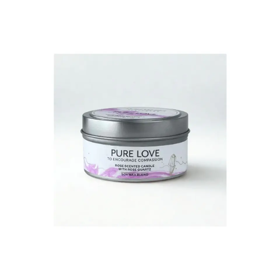 Vela Crystal Energy Amor Puro 1