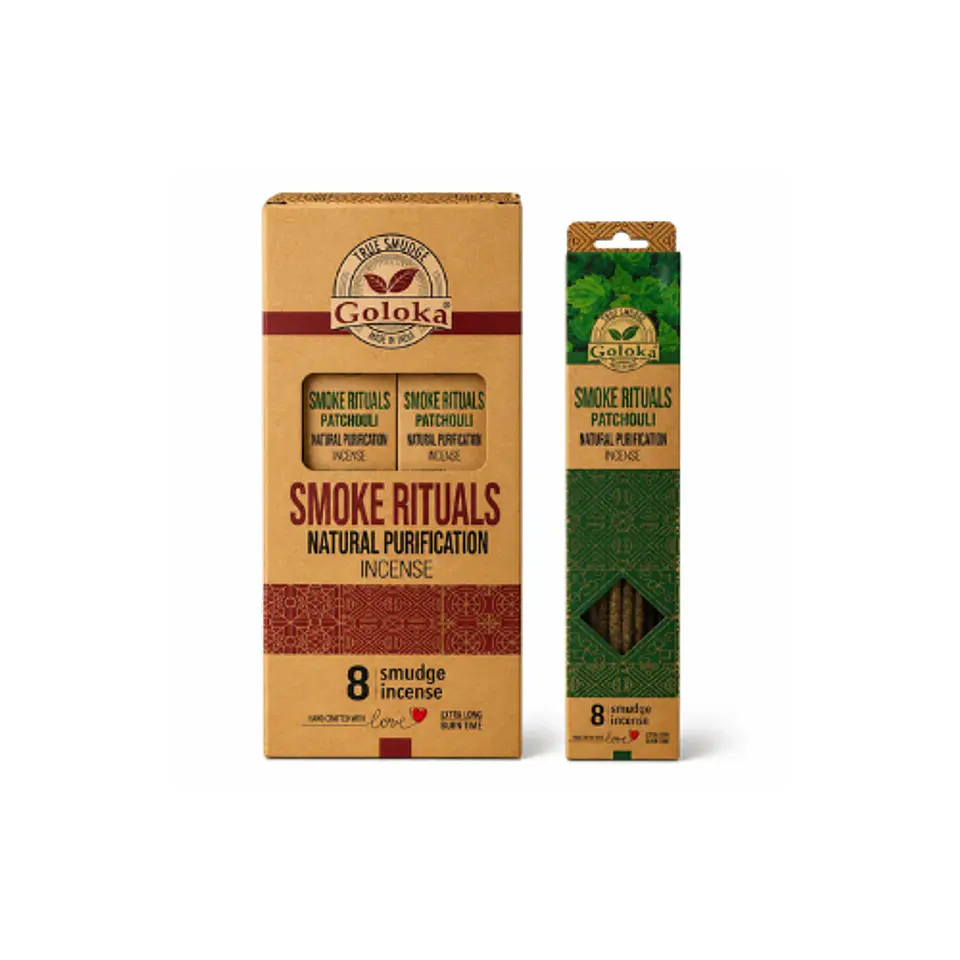 Incienso Smoke Rituals Pachulí Goloka  |  SKU: GOL_SR_PATCHOULI 1