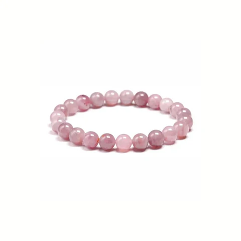 Pulsera Cuarzo Rosa 6mm