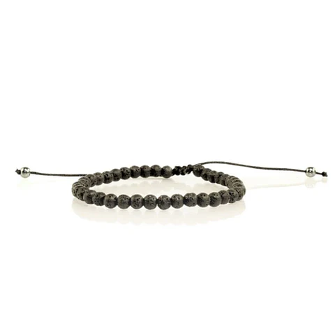 Pulsera Ajustable Volcanica 4mm