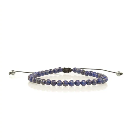 Pulsera Ajustable Lapislazuli 4mm