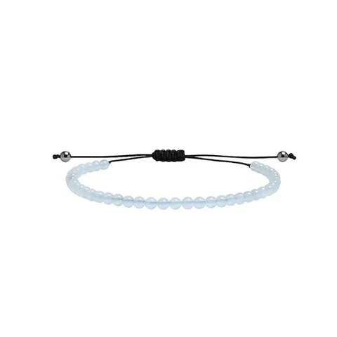 Pulsera Ajustable Piedra Luna 4mm