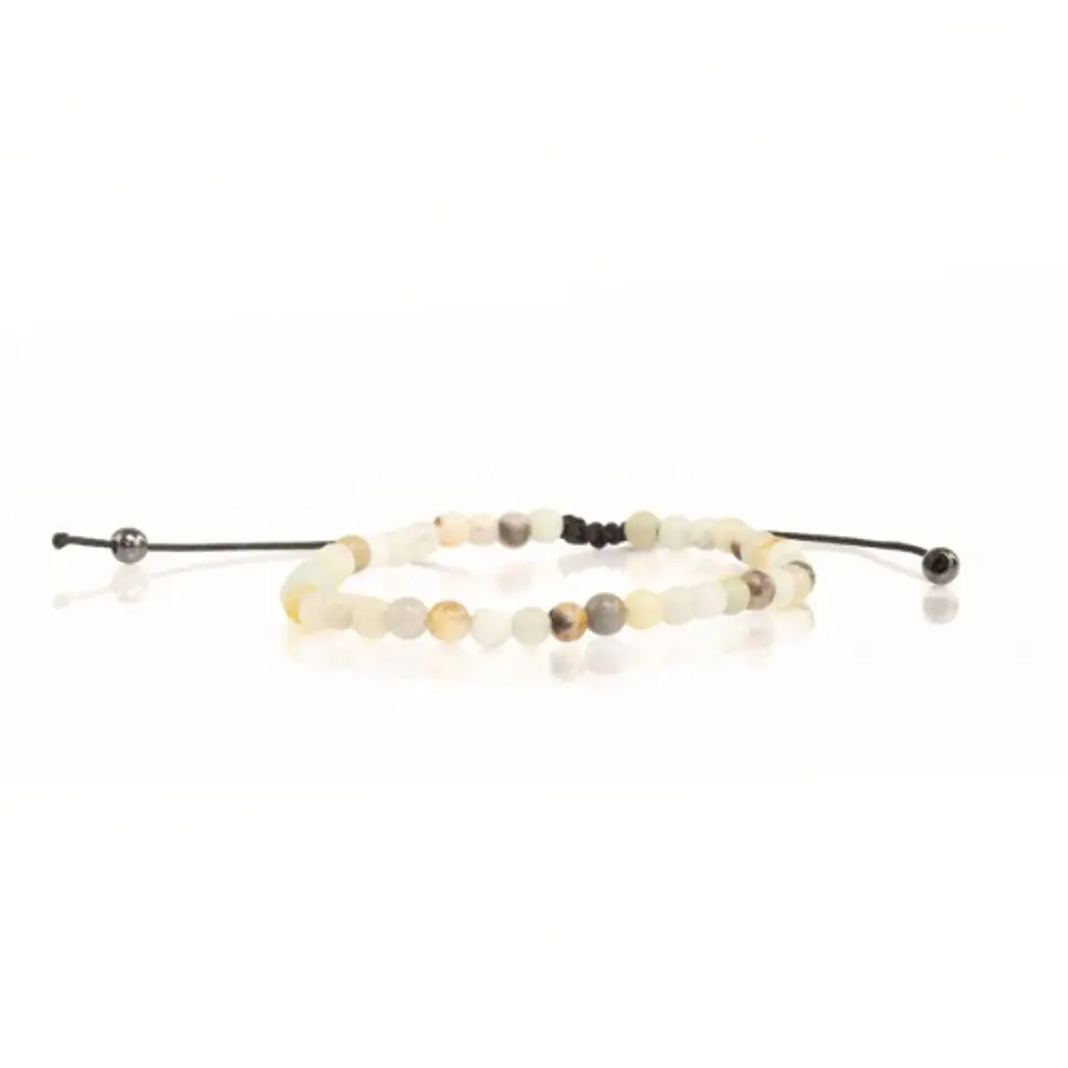 Pulsera Ajustable Amazonita 4mm 1