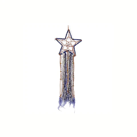Atrapasueños Estrella Azul