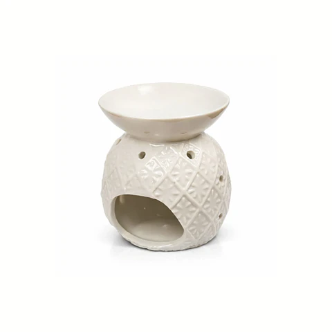 Difusor de Ceramica Blanco Textura Design