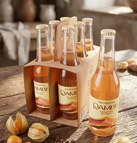 SIXPACK KOMBUCHA AGUAYMANTO DE CHACRA BT 350ML